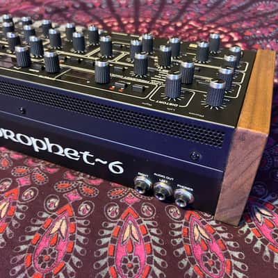 Sequential Prophet-6 Desktop 6-Voice Polyphonic Synthesizer 2018 - 2020 - Black with Wood Sides image 12