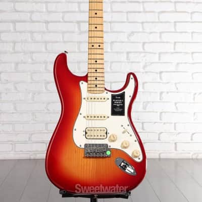 Fender Player II Stratocaster HSS Electric Guitar - Aged Cherry Burst with Maple Fingerboard (StratP2HSSMCBd1) image 1