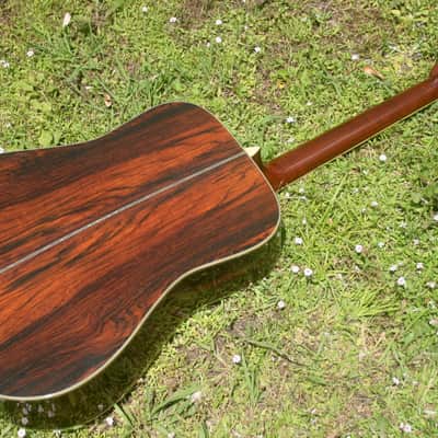 1976 Yairi YW800 Brazilian Rosewood Jacaranda Japan Vintage - Natural+Vintage Hard Case image 20