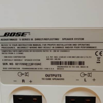 Bose Acoustimass 5 Series III Speaker System Channel Subwoofer Home Theater image 6