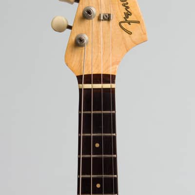 Fender Solid Body Electric Mandolin (1963), ser. #01614, original white tolex hard shell case. image 5