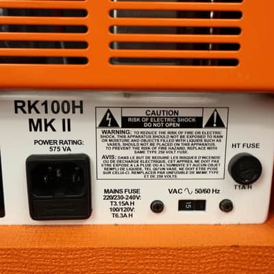 2010 Orange Rockerverb 100 MKII Amplifier Head & PPC412HP8 4X12 Speaker Cabinet image 16