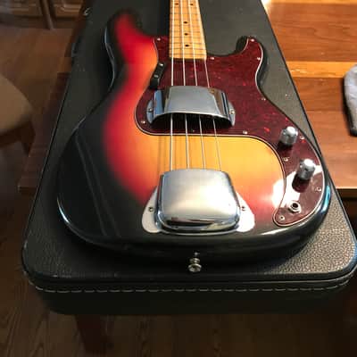 Ibanez Silver Series Precision Bass LAWSUIT 1977 "Sunburst" image 2