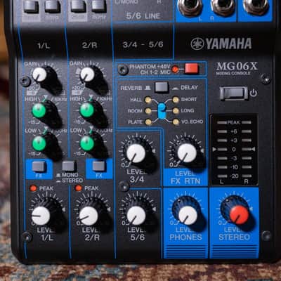 Yamaha MG06X 6-Channel Analog Mixer with Effects & USB Interface image 3