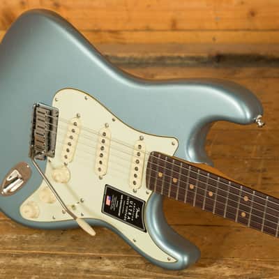 Fender American Ultra Luxe Vintage '60s Stratocaster - Rosewood - Ice Blue Metallic image 5
