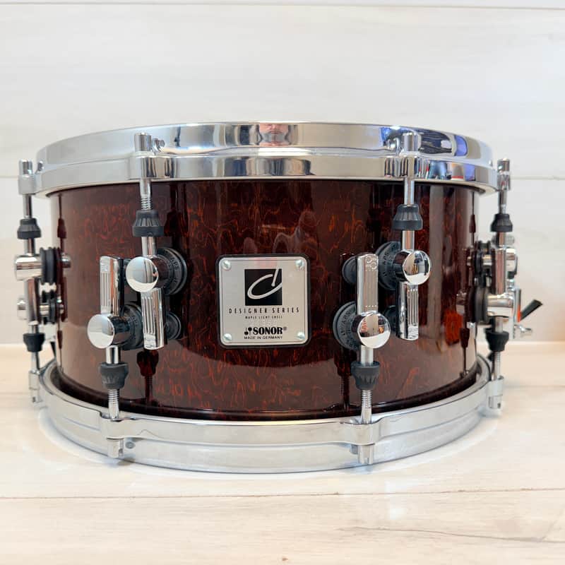 Sonor Designer Series 14x7 Maple Light Shell Snare Drum Germany Scandinavian Birch Finish image 1