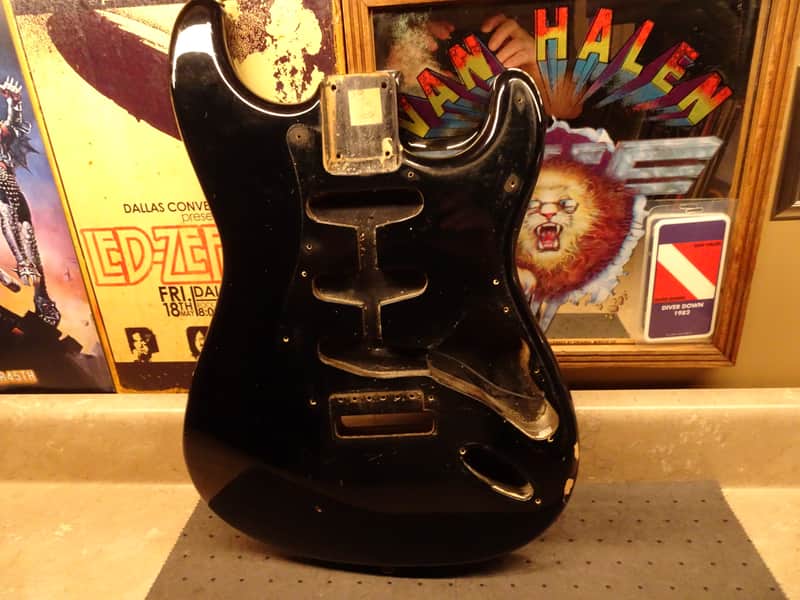 Fender Stratocaster JV Made in Japan 1982 - Black image 1
