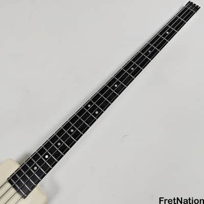 Steinberger XL-2 White Headless 1985 4-String Bass - 8.72lbs #3554 image 15