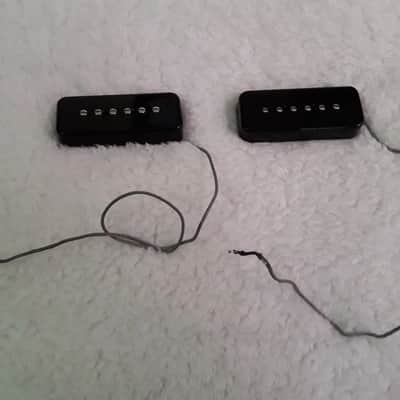 Gibson P90 Soapbar Pickup Set, Neck And Bridge. 2018 Black image 1