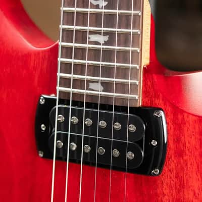 PRS SE CE 24 Solid Body Electric Guitar - Vintage Cherry with Gig Bag image 8