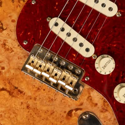 2021 Fender Custom Shop Artisan Maple Burl Stratocaster NOS - Aged Natural | USA Limited Edition Roasted Birdseye Maple Neck Macassar Ebony Fretboard Kloppmann ST60 Pickups | CoA OHSC image 20