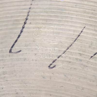 Zildjian 21" A Avedis Sizzle Ride Cymbal Vintage 1960's 2,711g's image 6
