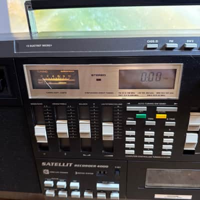 grundig satellit Recorder 4000 Stereo Cassette Player Deck Radio Vintage Boombox image 3