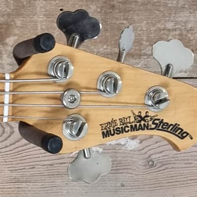 Ernie Ball Music Man Sterling 4 H with Maple Fretboard 2000 - 2018 - White image 3