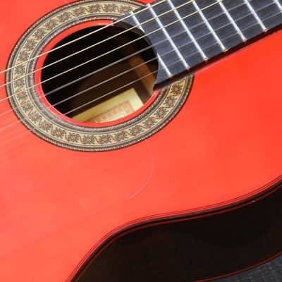 1998 Hermanos Conde Flamenco Acoustic Guitar Red Top & Brazilian Rosewood + Case image 4