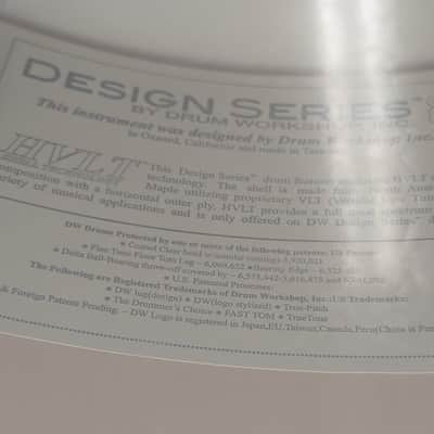 DW Design Series 14x5" Frequent Flyer snare - Red Gloss image 16