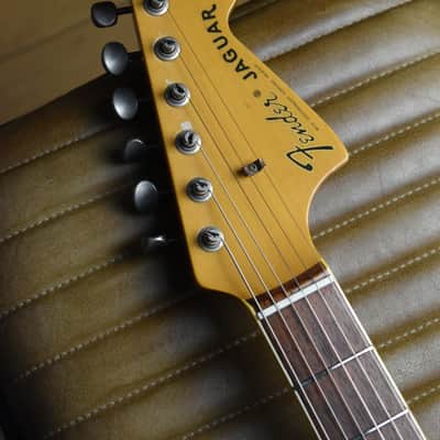 2002 Fender Japan HJG-66KC IV Ikebe Limited Kurt Cobain Signature Jaguar, CIJ, Limited, Offset image 15