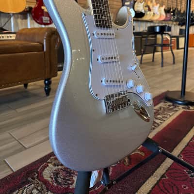 PRS SE Silver Sky Electric Guitar - Platinum Spark W/OGB (USED) image 4