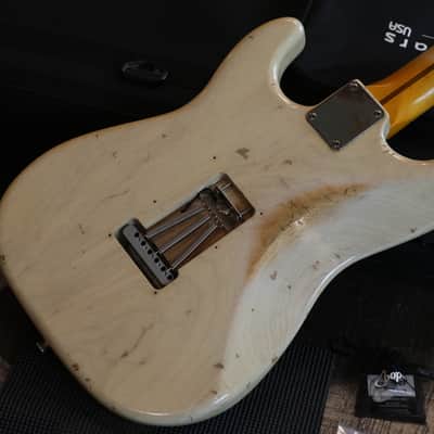 2009 Nash Guitars S-57 with Lollar Pickups Electric Guitar Blonde Factory Relic + OC image 13