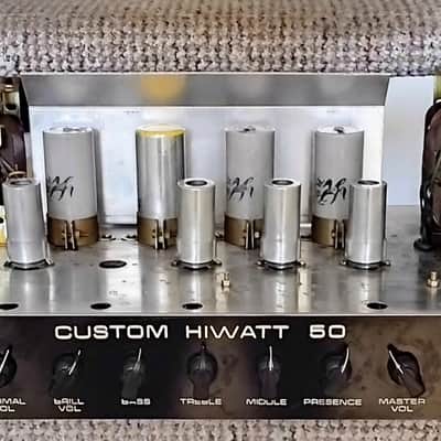 Hiwatt DR504 custom 1971/2 vintage valve amplifier. image 8