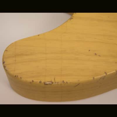 Guitar Mill T-Style Body / Swamp Ash / 3 lbs. 15 oz. / Nitrocellulose 'Nocaster Blonde' / Med. Relic (#GIN-4011) image 6