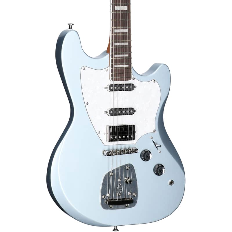 Guild Surfliner Deluxe Electric Guitar, Glacier Blue Metallic image 1