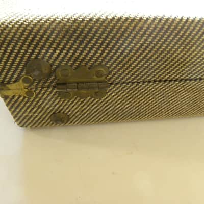 1940's lap steel hard case, Lucite handle, blue interior, EXCELLENT Condition- Magnatone image 9