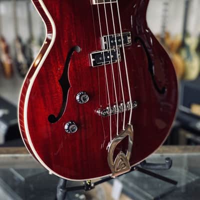 Guild Starfire I Bass Left-Handed Semi-Hollowbody Cherry Red Newark Street Collection (new) image 2