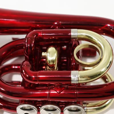 Bach Model PT710R 'Prelude' Bb Pocket Trumpet in Red BRAND NEW image 11
