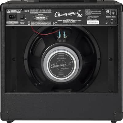 Fender Champion II 50 Blackout, 120V Guitar Combo Amplifier #2330800010 image 2