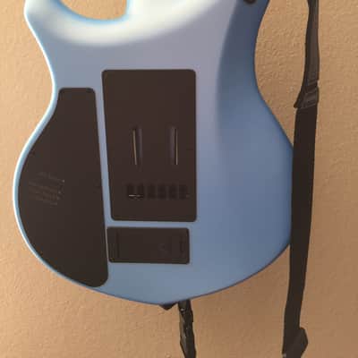Ernie Ball Music Man Majesty 2014 Baby Blue and Tangerine Dream image 4