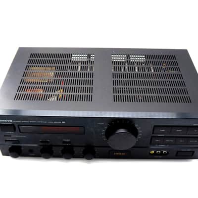 Onkyo Stereo Amplifier A-RV400 w/ Remote Black Tested Works 100 Watts image 4
