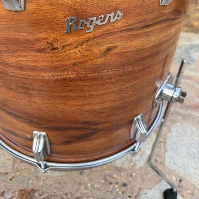 Vintage Rogers KOA 18x16 Script Badge Power Tone Floor Tom Drum image 5