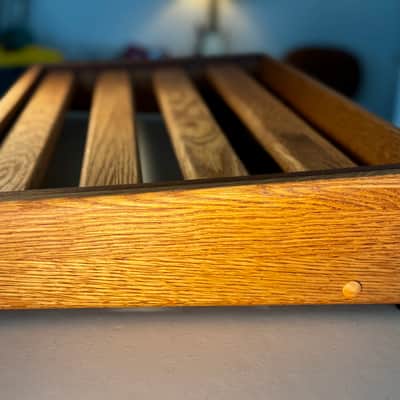 Nell Audio Custom Hardwood Pedalboard – IEC Power, I/O Patch Bay, PSU Shelf 2026 - Natural image 3