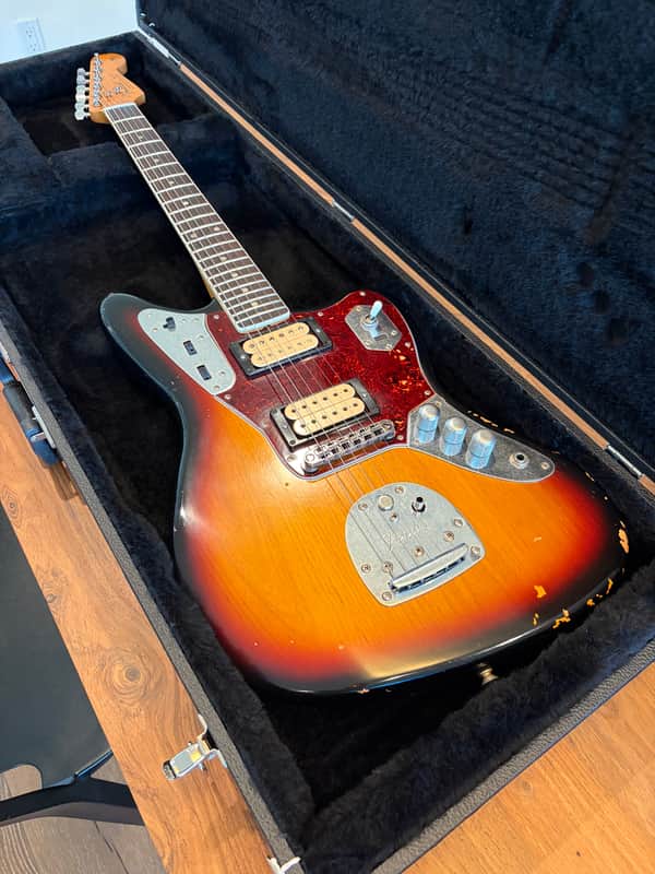 Fender Kurt Cobain Road Worn Jaguar 2012 - 2015 - 3-Color Sunburst image 1