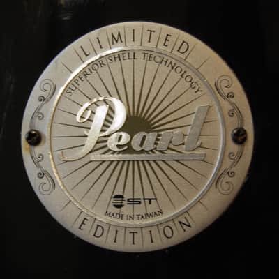 Pearl Joey Jordison Limited Edition mid-2000'S Black on Black 8pc drum set kit image 3