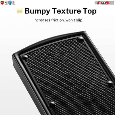 5 Core Guitar Foot Stool Foot Rest Adjustable Heights, Strong & Sturdy GFS 01 image 6