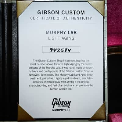 Gibson Custom 1959 Les Paul Standard Reissue Murphy Lab Light Aged- Cherry Tea Burst 2024 (942584) image 14
