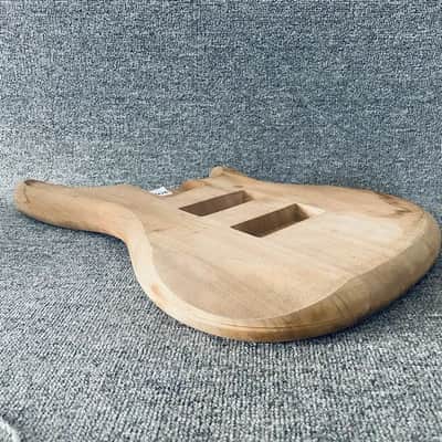 Mahogany Wood Bass Guitar Body image 4