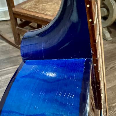 1998 Gibson EC-10 Standard Acoustic/ Electric Beale Street Blue Lacquer image 14