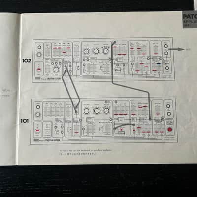 Roland System 100 102 Synth Expander - OG Operation Manual and Patch Book image 10