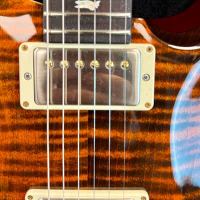 PRS Dave Grissom DGT 10 Top, Bird Inlays Electric, Yellow Tiger with Case - Pre Owned image 14