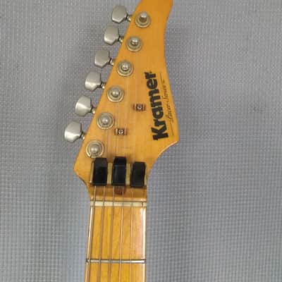 Kramer Pacer 1982 Black/Blue Pipes/Maple image 16