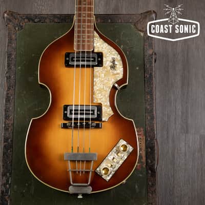 Vintage 1970 Hofner 500/1 Violin Bass Made in Germany Beatle Bass image 5