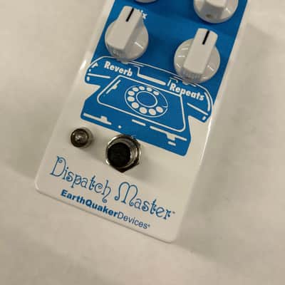 EarthQuaker Devices Dispatch Master Digital Delay & Reverb V2 2017 - 2018 - White / Blue Print image 3