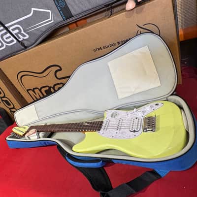 Mooer Guitars MLT10 (Travel/ Short Scale) CANDY YELLOW 2025 Super Light 2,5Kg image 19