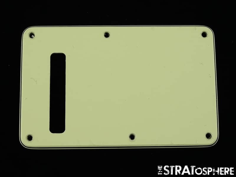 USED Fender Stratocaster Strat TREMOLO BACK COVER Mint Green image 1