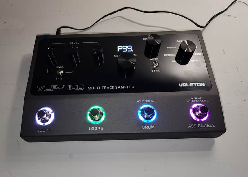 Valeton VLP-400 Multi-Track Sampler with 4 Footswitches image 1