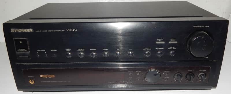 Pioneer VSX-454 stereo receiver with phono input image 1