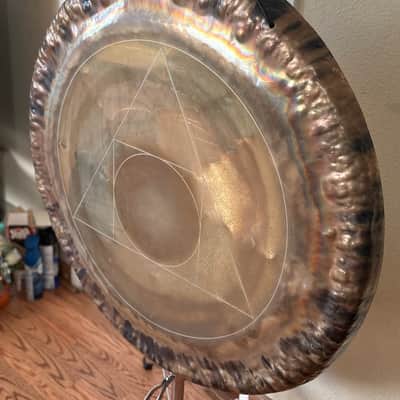 Shawn Aceto 36" Hand Made Gong ALCHEMY Sound Healing Bath Therapy Percussion VIDEO! image 4